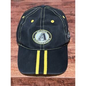 Arizona Diamondbacks Hat Cap Black Strapback Adjustable NASCAR Nextel Series Men